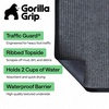 image:imageGORILLA GRIP Traffic Guard Indoor Outdoor Heavy Duty Door Mat 29x17 BlackGrey