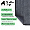 image:imageGORILLA GRIP Traffic Guard Indoor Outdoor Heavy Duty Door Mat 29x17 BlackGrey