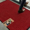 image:imageGORILLA GRIP Traffic Guard Indoor Outdoor Heavy Duty Door Mat 29x17 BlackRed