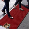 image:imageGORILLA GRIP Traffic Guard Indoor Outdoor Heavy Duty Door Mat 29x17 BlackRed