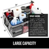 image:imageGORILLA GRIP Trunk Organizer for SUV and Cars Large Capacity BlackGray