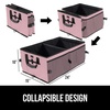 image:imageGORILLA GRIP Trunk Organizer for SUV and Cars Large Capacity BlackPink