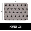 image:imageGORILLA GRIP Washable Puppy Pads Slip Resistant Dog Crate Mat 34x21Paw Gray