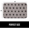 image:imageGORILLA GRIP Washable Puppy Pads Slip Resistant Dog Crate Mat 34x21Paw Gray