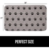 image:imageGORILLA GRIP Washable Puppy Pads Slip Resistant Dog Crate Mat 34x21Paw Gray