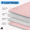 image:imageGORILLA GRIP Washable Reusable Underpads 52x34 WhitePink