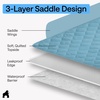 image:imageGORILLA GRIP Washable Reusable Underpads 52x34 WhiteSky Blue