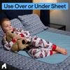 image:imageGORILLA GRIP Washable Reusable Underpads 52x34 WhiteSky Blue