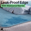 image:imageGORILLA GRIP Washable Reusable Underpads 52x34 WhiteSky Blue