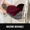 image:imageGORILLA GRIP Waterproof Dog Blanket Couch Cover for Dogs 30x70 CharcoalBurgundy