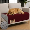 image:imageGORILLA GRIP Waterproof Dog Blanket Couch Cover for Dogs 30x70 CharcoalBurgundy