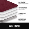 image:imageGORILLA GRIP Waterproof Dog Blanket Couch Cover for Dogs 30x70 CharcoalBurgundy