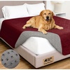 image:imageGORILLA GRIP Waterproof Dog Blanket Couch Cover for Dogs 30x70 CharcoalBurgundy