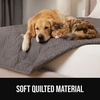 image:imageGORILLA GRIP Waterproof Dog Blanket Couch Cover for Dogs 30x70 CharcoalCharcoal