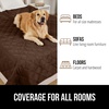 image:imageGORILLA GRIP Waterproof Dog Blanket Couch Cover for Dogs 30x70 CharcoalChocolate