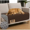 image:imageGORILLA GRIP Waterproof Dog Blanket Couch Cover for Dogs 30x70 CharcoalChocolate