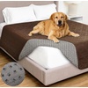 image:imageGORILLA GRIP Waterproof Dog Blanket Couch Cover for Dogs 30x70 CharcoalChocolate