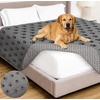 image:imageGORILLA GRIP Waterproof Dog Blanket Couch Cover for Dogs 30x70 CharcoalGray Black Paw