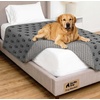 image:imageGORILLA GRIP Waterproof Dog Blanket Couch Cover for Dogs 30x70 CharcoalGray Black Paw