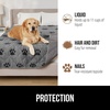 image:imageGORILLA GRIP Waterproof Dog Blanket Couch Cover for Dogs 30x70 CharcoalGray Black Paw