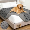 image:imageGORILLA GRIP Waterproof Dog Blanket Couch Cover for Dogs 30x70 CharcoalGray Black Paw