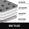 image:imageGORILLA GRIP Waterproof Dog Blanket Couch Cover for Dogs 30x70 CharcoalGray Black Paw