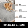 image:imageGORILLA GRIP Waterproof Dog Blanket Couch Cover for Dogs 30x70 CharcoalLight Gray