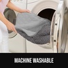 image:imageGORILLA GRIP Waterproof Dog Blanket Couch Cover for Dogs 30x70 CharcoalLight Gray