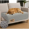 image:imageGORILLA GRIP Waterproof Dog Blanket Couch Cover for Dogs 30x70 CharcoalLight Gray