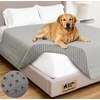 image:imageGORILLA GRIP Waterproof Dog Blanket Couch Cover for Dogs 30x70 CharcoalLight Gray