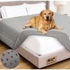 image:imageGORILLA GRIP Waterproof Dog Blanket Couch Cover for Dogs 30x70 CharcoalLight Gray