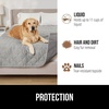 image:imageGORILLA GRIP Waterproof Dog Blanket Couch Cover for Dogs 30x70 CharcoalLight Gray
