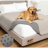 image:imageGORILLA GRIP Waterproof Dog Blanket Couch Cover for Dogs 30x70 CharcoalLight Taupe