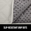 image:imageGORILLA GRIP Waterproof Dog Blanket Couch Cover for Dogs 30x70 CharcoalLight Taupe