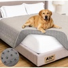 image:imageGORILLA GRIP Waterproof Dog Blanket Couch Cover for Dogs 30x70 CharcoalLight Taupe