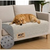 image:imageGORILLA GRIP Waterproof Dog Blanket Couch Cover for Dogs 30x70 CharcoalLight Taupe