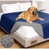 image:imageGORILLA GRIP Waterproof Dog Blanket Couch Cover for Dogs 30x70 CharcoalNavy