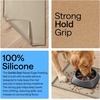image:imageGORILLA GRIP Waterproof Dog Food Mat Pet Feeding Placemat 12x8 GrayBeige