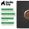image:imageGORILLA GRIP Waterproof Dog Food Mat Pet Feeding Placemat 12x8 GrayBlack