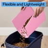 image:imageGORILLA GRIP Waterproof Dog Food Mat Pet Feeding Placemat 12x8 GrayPink