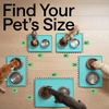 image:imageGORILLA GRIP Waterproof Dog Food Mat Pet Feeding Placemat 12x8 GrayTurquoise
