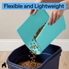 image:imageGORILLA GRIP Waterproof Dog Food Mat Pet Feeding Placemat 12x8 GrayTurquoise