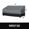 image:imageGORILLA GRIP Waterproof Outdoor Patio Sofa Cover 80 Inch SilverBlack