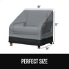 image:imageGORILLA GRIP Waterproof Outdoor Patio Sofa Cover 80 Inch SilverBlack