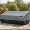 image:imageGORILLA GRIP Waterproof Outdoor Patio Sofa Cover 80 Inch SilverBlack