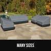 image:imageGORILLA GRIP Waterproof Outdoor Patio Sofa Cover 80 Inch SilverBlack