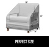 image:imageGORILLA GRIP Waterproof Outdoor Patio Sofa Cover 80 Inch SilverSilver
