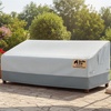 image:imageGORILLA GRIP Waterproof Outdoor Patio Sofa Cover 80 Inch SilverSilver