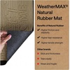 image:imageGORILLA GRIP WeatherMAX Door Mat Indoor Outdoor Use 29x17 Gray DiamondAlmond Home Sweet Home
