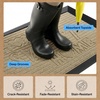 image:imageGORILLA GRIP WeatherMAX Door Mat Indoor Outdoor Use 29x17 Gray DiamondAlmond Home Sweet Home
